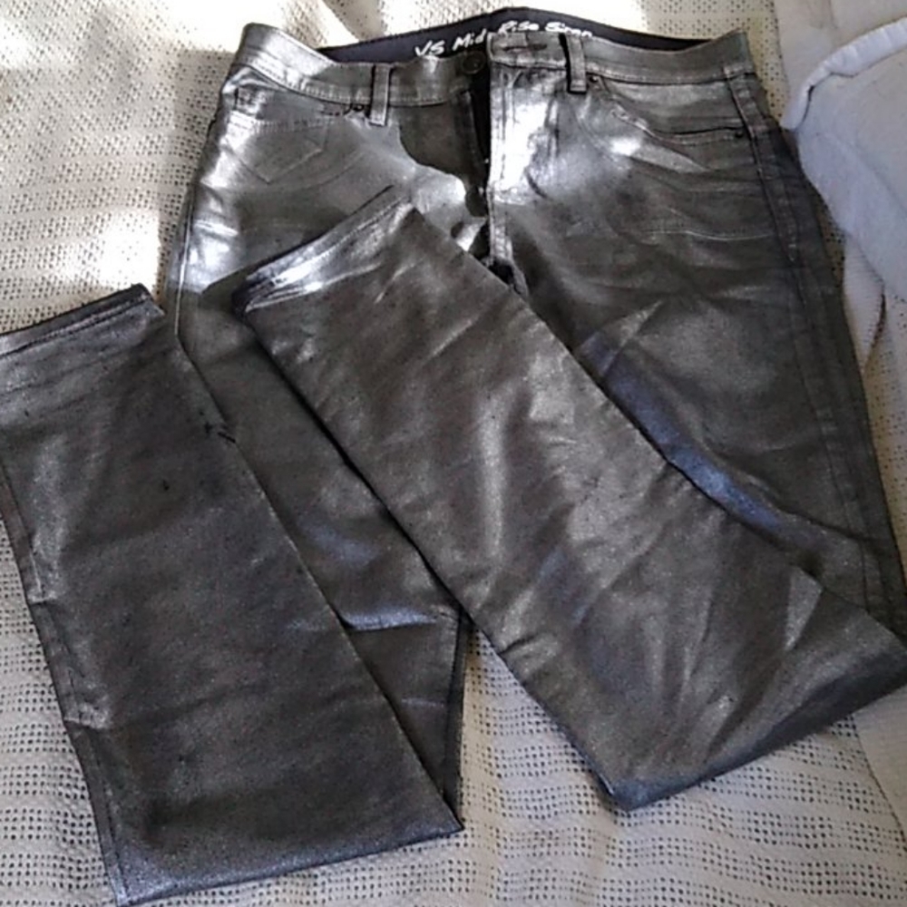 Victoria's Secret bright silver Siren sample pants